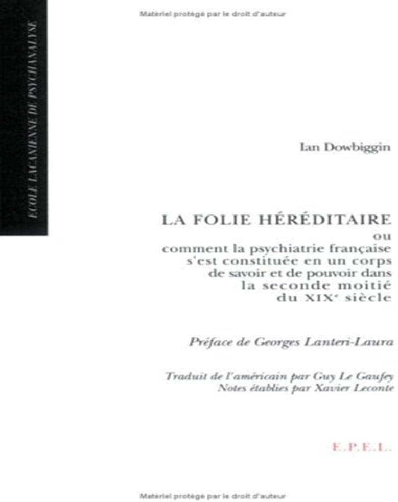 LA FOLIE HEREDITAIRE (0000)