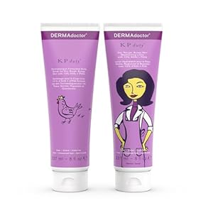 DERMAdoctor KP Bump Eraser Body Scrub and Lotion Kit Dermatologist Formulated Exfoliant | Keratosis Pilaris Treatment For Dry And Bumby Skin 10% AHAs + PHAs