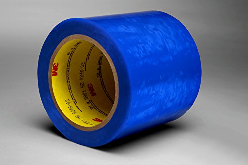 3M Polyester Tape 8901, Blue, 4 in x 72 yd, 0.9 mil, 8 Rolls per case
