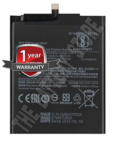 Image of Original BN37 Battery for Mi 5 /6A 6 M1804C3CG, M1804C3CH, M1804C3CI Battery with 1 Year Warranty*** (Y00000253)