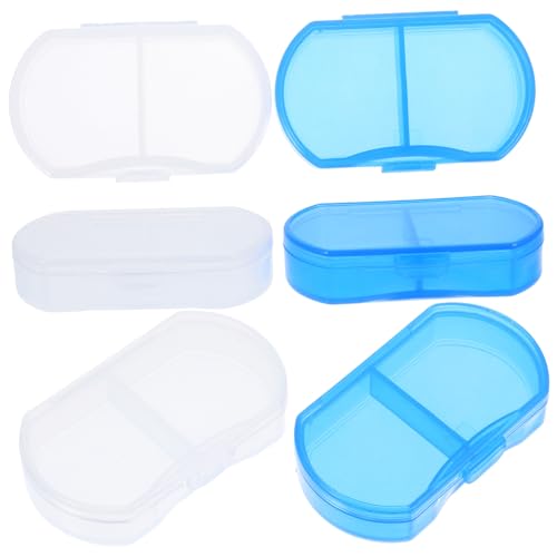 GARVALON 6�� �s���{�b�N�X �s���P�[�X pill case case ��ٹ�� pillbox ���܃I�[�K�i�C�U�[ �g�� �P�[�X �� ���[�P�[�X �F�t���� �� pp