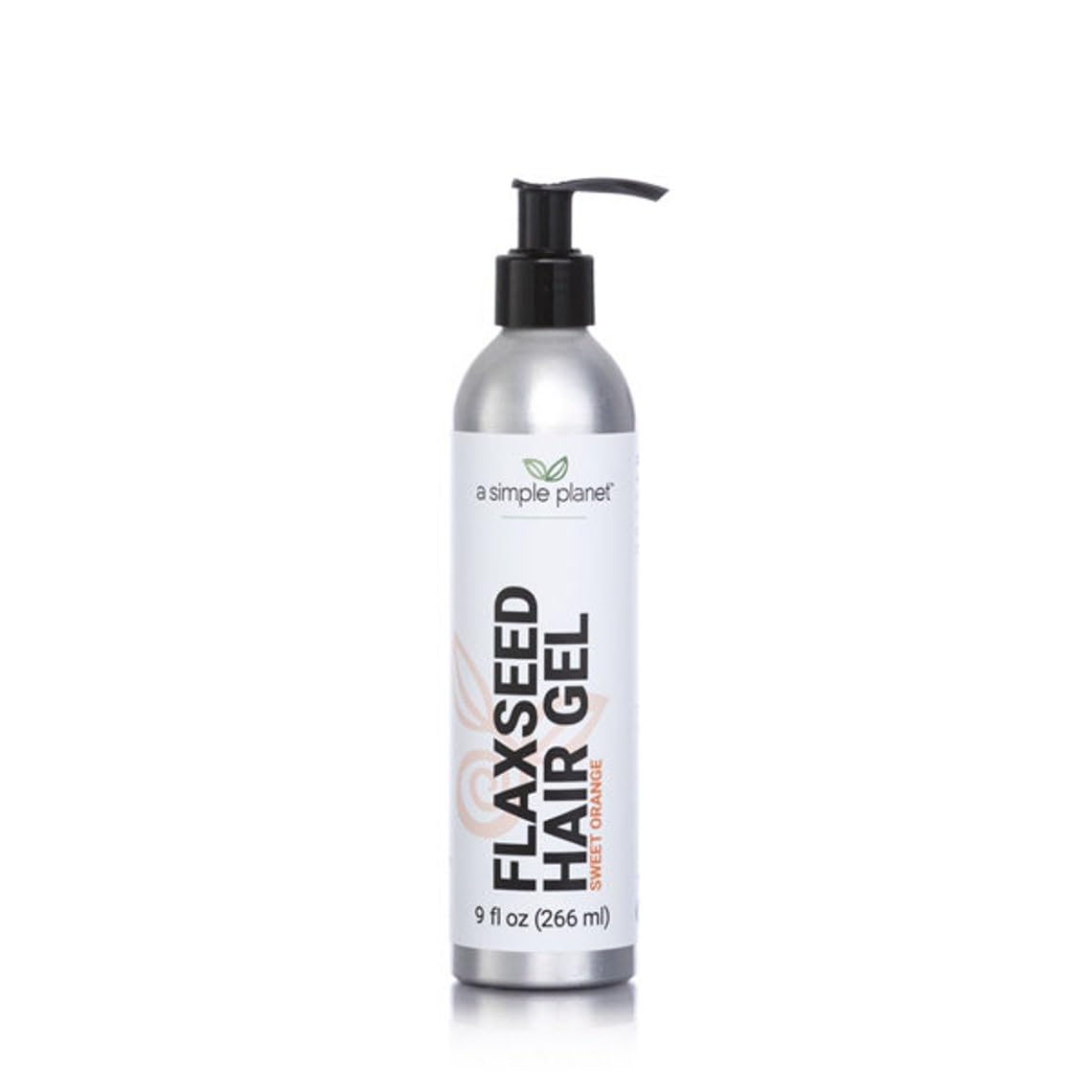 Flaxseed Medium Hold Hair Gel, (9 Floz, Sweet Orange)