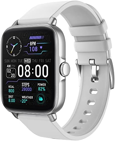Smart Watch (Answer/Make Call), 1.7" Smartwatch Fitness Tracker for Android and iOS Phones with Heart Rate Sleep Tracking, 28 Sport Modes, Blood Oxygen, Ai Voice Control,Fitness Watch for Women Men