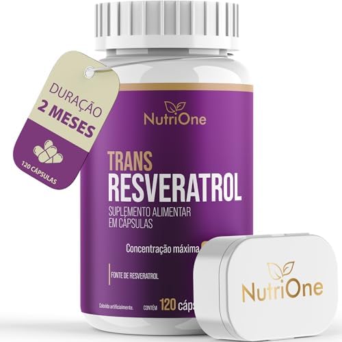 Resveratrol Trans 120 Cápsulas 500mg - Nutrione