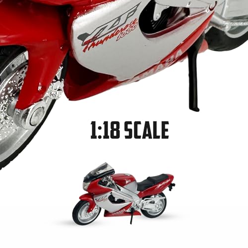 Motocicleta de colección Yamaha 2001 YZF-1000R escala 1:18 miniatura 3