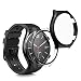 Produktbild kwmobile 2X Hülle kompatibel mit Xiaomi Watch S1 - Fullbody Fitnesstracker Glas Cover Case Schutzhülle Set Schwarz Transparent