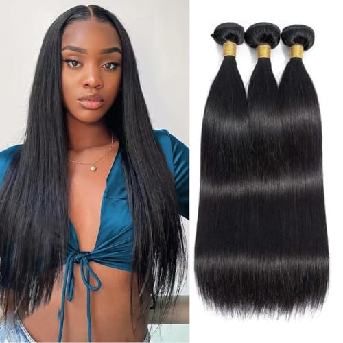 Straight Bundles Human Hair Brazilian Straight Hair Bundles 100% Unprocessed