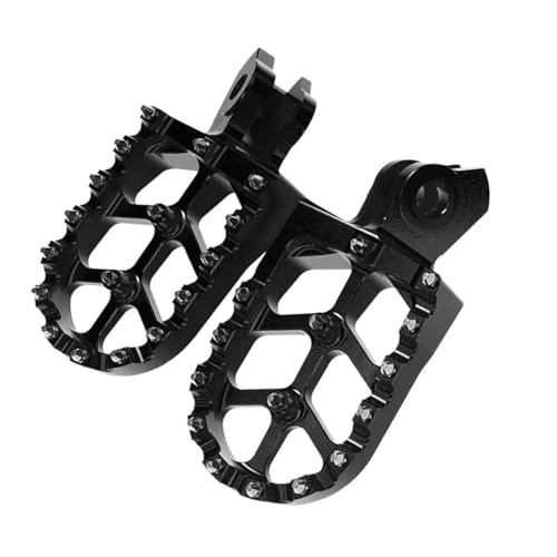 Motorrad-Fußrasten Für Yamaha Für Tenere 660 XT660Z 2008 2009 2010 2011 2012 2013 2014 2015 2016 XT660R Pedalauflagen(Black)