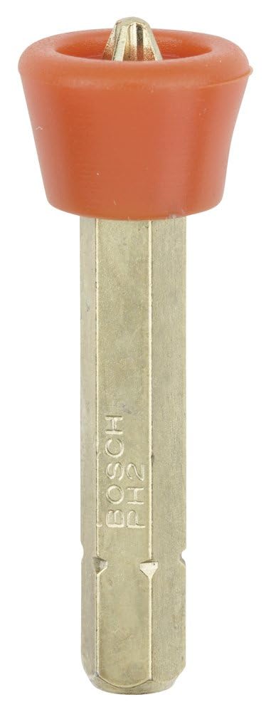 Bosch Red 2609255906 60Mm Screwdriver Bit Ph2 With Depth Stop For Plasterboard