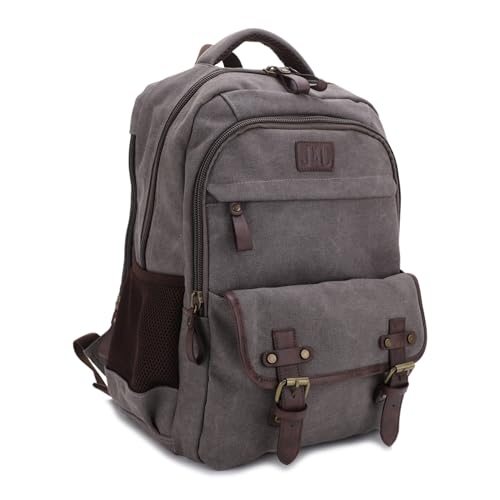 JESSIE & JAMES Alpine CCW Lock and Key For Men Women Outdoors Backpack - Grey