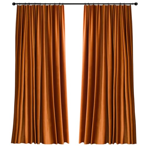 Rideaux occultants velours plissés haut de gamme isolation thermique - 7