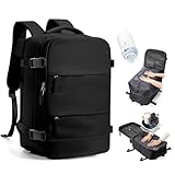 SZLX Mochila De Vacío Equipaje De Mano Mujeres, Mochila Airbag Con Sistema De Vacío Para Viajes, Ryanair Mochila De Viaje Tamaño Cabina Con Bomba Impermeable Maleta De Vacío Para Hombres