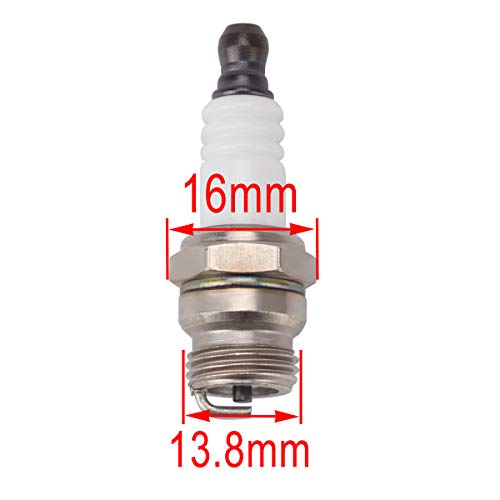 Image of 794-00055A Spark Plug for Champion RDJ7J MTD 753-06847 753-06193 Bolens BL110 BL125 BL160 Troy Bilt TB22 YN22EC TB32EC TB35EC TB25C TB25CB Trimmer Brushcutter