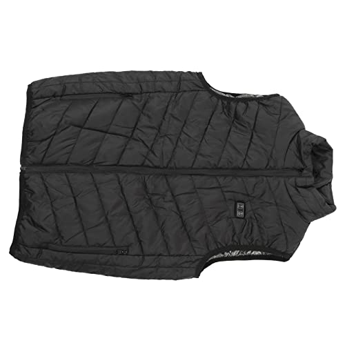 Gilet chauffant AMONIDA noir XL, le cadeau idéal pour activités en plein air