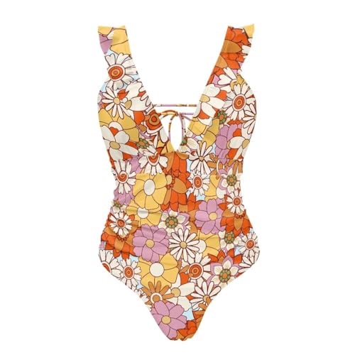 Showudesigns Badeanzüge für Damen, einteilig, Strand-Bademode, sexy,...