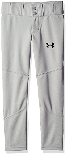 Under Armour Boys' UA Lead Off Baseball Pants Youth X-Large Gray
