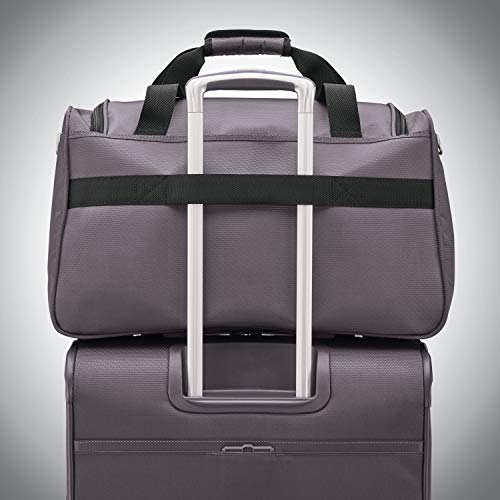 Samsonite Solyte DLX Softside Expandable Luggage with Spinner Wheels, Mineral Grey, Travel Duffel