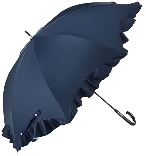 MOONBAT(ムーンバット) ［ビューティーシールド］ 遮光 遮熱 UV 長傘 日傘 【一級遮光】 55㎝ レディース フリル