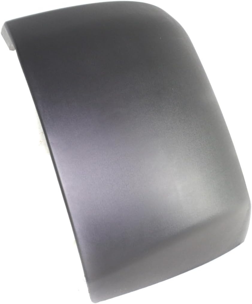 For Chevy Silverado 1500 2007 08 09 10 11 12 2013 Bumper End Driver Side | Front | Made of Plastic | Textured Black | Replacement For GM1004146