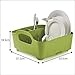 tub dish rack avocado