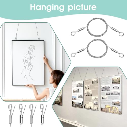 Cables ajustables para colgar cuadros y transformar tu galería de arte en casa con simarro 4