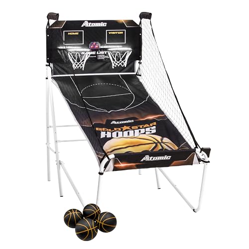 Atomic Gold Basketball Shootout Legend - Bright LED Rims -