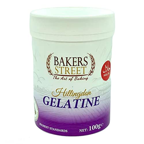 Bakers Street | Premium | Beef Gelatin Powder |(100g) Tub | 250 Bovine, 30 mesh | Free UK