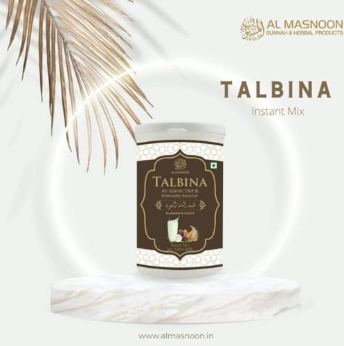Image of AL MASNOON Talbina Instant Mix with Almond & Dates 300g / An Immunity Booster /NO flavour & chemical added Best Morning Breakfast