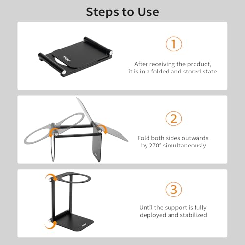 Image of Pour Over Coffee Maker Stand,Foldable Portable Electric Espresso Machine Stand,Holder for Coffee Grinder,Universal Dripper,V60 Dripper,Travel Coffee Maker, Press Round&Golden