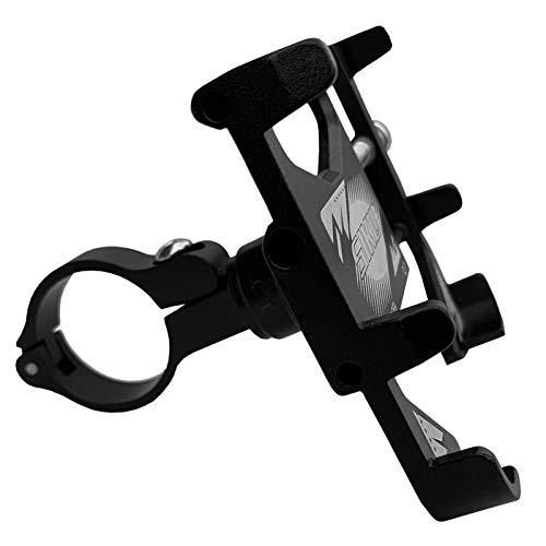 Suporte para telefone, Andoer Suporte para telefone de bicicleta em liga de alumínio Suporte de tele