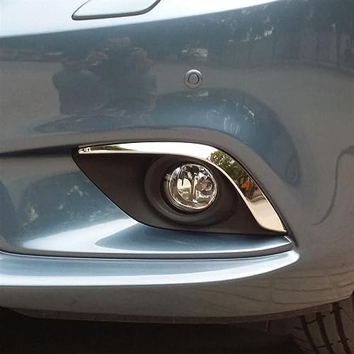 Cubiertas cromadas para luces antiniebla de Mazda 6 Atenza GJ de los años 2014-2016 3