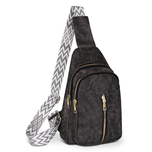 Relang Leather Sling Bag for Women - Crossbody Chest Bag