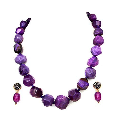 Bague femme perle mixed violet améthyste CZ le cadeau idéal