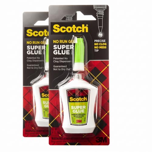 Scotch Super Glue Gel in Precision Applicator, .14 Ounces (AD125) (Pack of 2) - image 1
