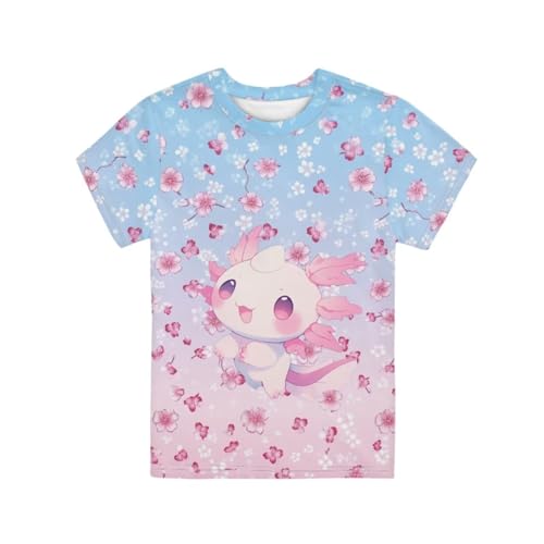 Image of Kids Graphic T-Shirt Boys Girls Novelty Tees Top Short Sleeve Shirts Summer Blouses 3-16