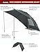 Portable Awning/Canopy/Sun Shade with Privacy Wall for Car/SUV/Camping/Beach/Etc.
