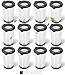Produktbild 12 Stück CX7 Filter für AEG Ergorapido Akkustaubsauger, Ersatzfilter für AEG Zubehör, AEF150 Filter Set für alle CX7-2 Classic x flexibility QX8 Animal X Power CX7-2-45an CX7-2-i360 CX7-2-s360
