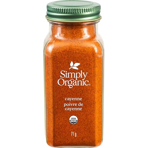 Simply Organic Poivre de Cayenne certifié, 71g