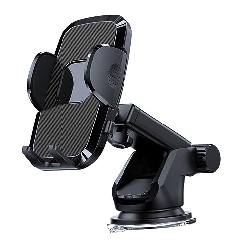 Supporto per Telefono Auto con Altezza per e Parabrezza Staffa Stabile e con Accesso Ricarica Compatibile con Smartphone