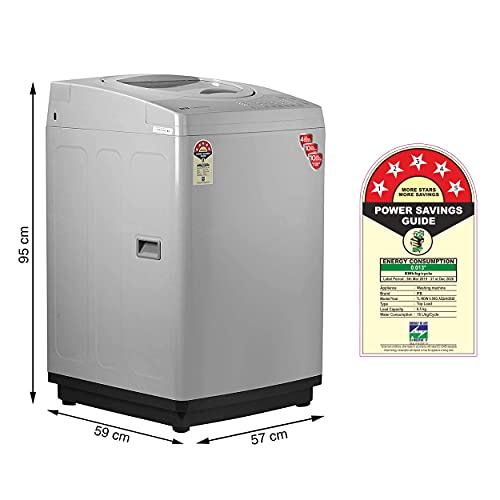 Image of IFB 6.5 kg Fully-Automatic Top Loading Washing Machine Appliance (TL-RDW 6.5kg Aqua, Ivory White, Aqua Energie water softener)