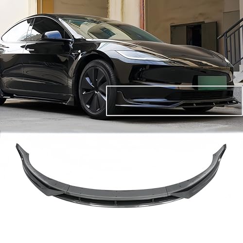 Lèvre avant Tesla Model 3 Highland carbone anti-rayures