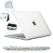 B BELK Compatible with MacBook Air 13 inch Case 2022 2021 2020 2019 2018 M1 A2337 A2179 A1932 Touch ID,Plastic Hard Shell Case for MacBook Air 13.3 inch+Keyboard Cover+Screen Protector,Crystal Clear