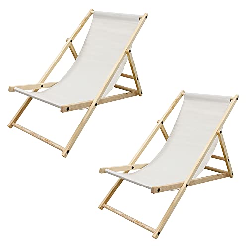 Tumbonas Piscina Madera Marca ECD Germany