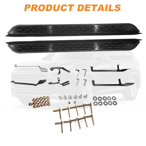 Estribos laterales para Toyota Grand Highlander 2024 2025 miniatura 3
