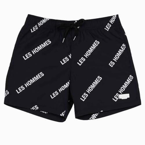 Costume bermuda noir Les Hommes parfait pour vos soirées d'été