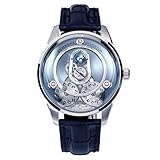 Behrens Original Men's Automatic Mechanical Watch Dress Watches for Men Waterproof Moonphase Wristwatch APOLAR B020BL