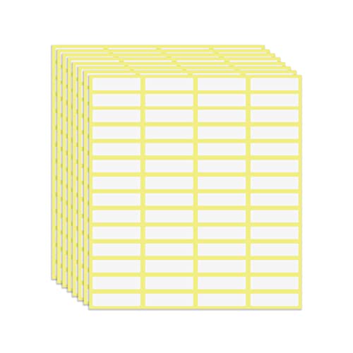 120x Etiketten Selbstklebend Kraftpapier - Marmeladenetiketten 7,4x5,2cm