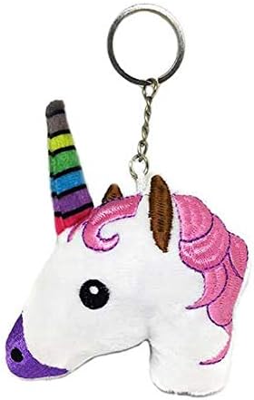 Stylastra Multicolour Unicorn Plush Soft Keychain