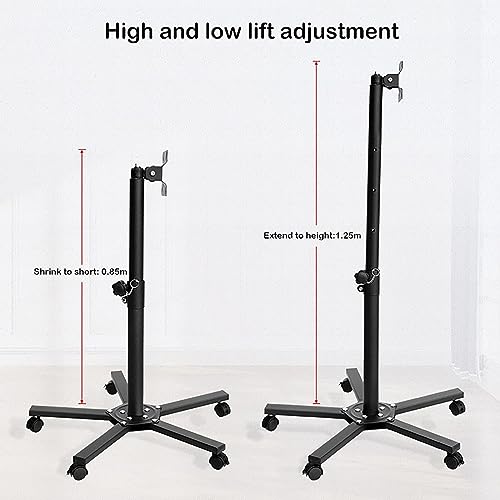 Soporte móvil para TV de 14 a 27 pulgadas, altura ajustable miniatura 5