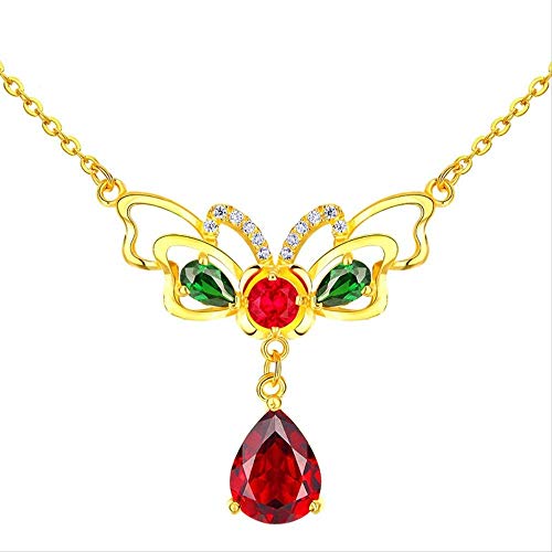 Collier papillon rubis argent 925 : fini les bijoux ternes qui irritent la peau